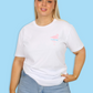 FLAMINGO CLASSIC UNISEX TEE WHITE