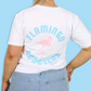 FLAMINGO CLASSIC UNISEX TEE WHITE