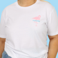 FLAMINGO CLASSIC UNISEX TEE WHITE